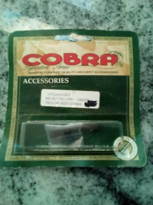 Cobra Signature Series CS-226Y micro TKO Yellow Pin archery bow hunting Sight - Image 1 of 2