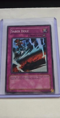 YuGiOh! - Saber Hole - Super Rare - ABPF-EN073 - 1st Edition - NM/VLP - Image 1 of 2