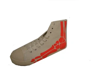 Men Casual Wear Sneaker - Boogie Man Bones Acid Red by BE&D - Picture 1 of 2