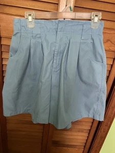 Women’s Blue vintage Please Thank You  culottes. Zip front. size 13/14 - Picture 1 of 2