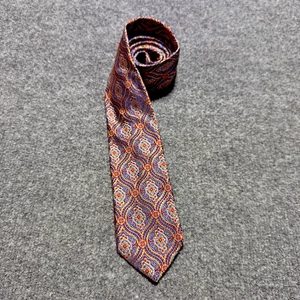 Jos. A Bank Signature Gold Self Tipped Heavy Silk Made In Italy Vibrant Rich Tie - Picture 1 of 6