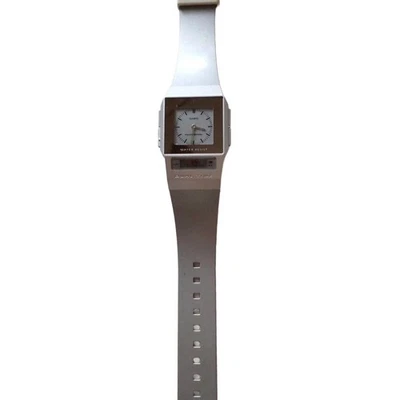 CASIO PELA FS-01 Film Watch Ana-Digi Quartz Analog Digital Vintage Silver Mirror - Image 1 of 4