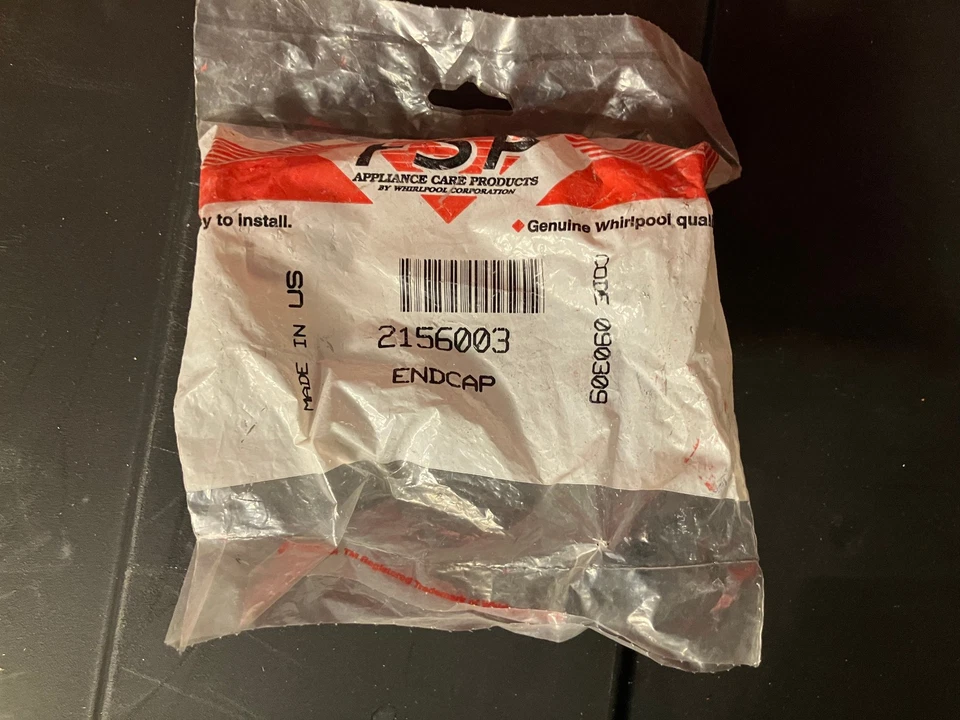 Tapa de extremo de refrigerador Whirlpool original 2156003 NOS OEM H54 - Foto 1 de 1