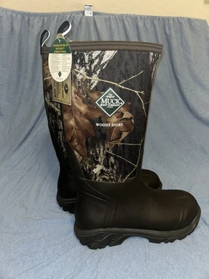 Muck Boots Mossy Oak Men's Size 11 Hunter Boots - Brown (WDMMOCT M 110) - Image 1 of 4