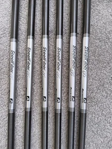 Steelfibre X Stiff Graphite Shafts 5-pw Excellent Condition - Picture 1 of 4