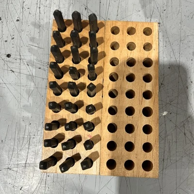 🔥Juego completo de estampillas de acero Young Bros Gruv-Grip 1/32" invertidas L.H. , Nuevo🇺🇸 Foto 1 de 4