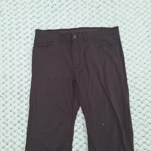 Prana Brion Pant Slim Fit Hiking Outdoor Stretch Casual Pants Brown - 38x32 - Picture 1 of 10