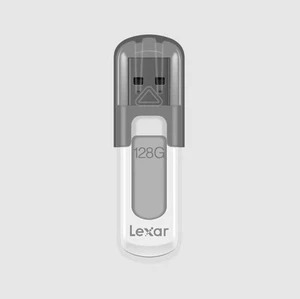 Lexar V100 128GB JumpDrive® USB3.0 Flash Drivee, up to 100MB/s read allows you - Picture 1 of 1