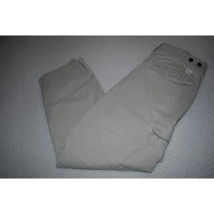 American Eagle Cargo Pants Mens Size 36 x 27 Short Length Light Tan Cotton Blend - Picture 1 of 8