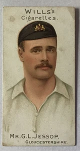 Will’s Cricketers 1901 ( No vignettes) No 19 - Mr G. L. Jessop - Gloustershire - Picture 1 of 2
