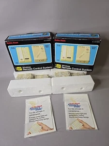 2 Radio Shack Plug N Power 61-2676 Wireless Remote Control System New Old Stock - Picture 1 of 8