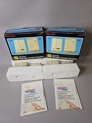 2 Radio Shack Plug N Power 61-2676 Wireless Remote Control System New Old Stock - Image 1 of 4