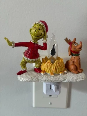 Christmas Night Light Wall Plug In Flameless Flickering Candle Nightlight Gift - Image 1 of 3