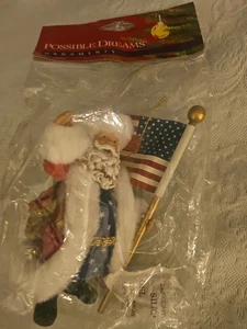 Papá Noel patriótico 2002 nuevo en paquete - Imagen 1 de 6