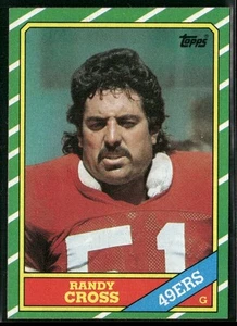 1986 Topps Randy Cross 162 San Francisco 49ers - Picture 1 of 2
