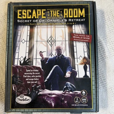 ThinkFun Escape the Room Secret of Dr. Gravely's Retreat Escape Room in a Box - Image 1 of 2