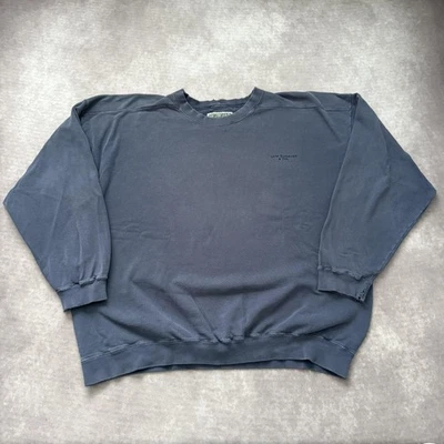 Sudadera vintage años 90 Levi Strauss para hombre XL azul cuello redondo pulóver hecha en EE. UU. Foto 1 de 4