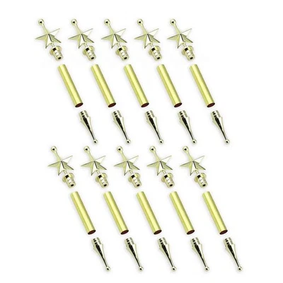 Weihnachts-Drafts--Ornament Drehset, 10 DIY-Holzhänge-Dekorationskits O6H9 - Bild 1 von 4