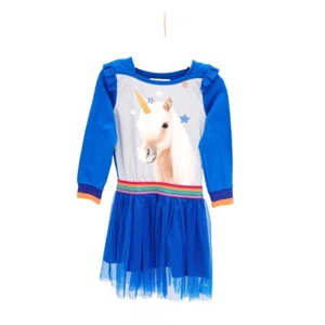 Mim-pi Winter Unicorn Dress - 3 Years - New - Picture 1 of 3