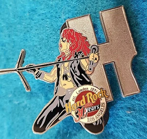 LOS ANGELES STEVEN TYLER AEROSMITH MUSICIAN LETTER SERIES Hard Rock Cafe PIN LE - Picture 1 of 1