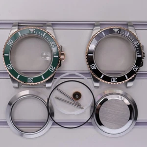 Cassa orologio subacqueo uomo lusso 40 mm lunetta ceramica per Seiko nh35/36movimento - Foto 1 di 30