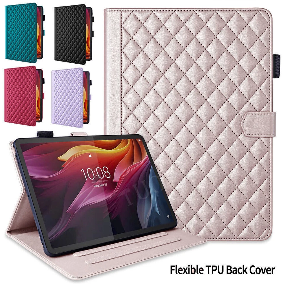 Case For Lenovo Tab P12 12.7" P11 2nd M11 K11 Plus M10 Flip Leather Stand Cover - Image 1 of 4