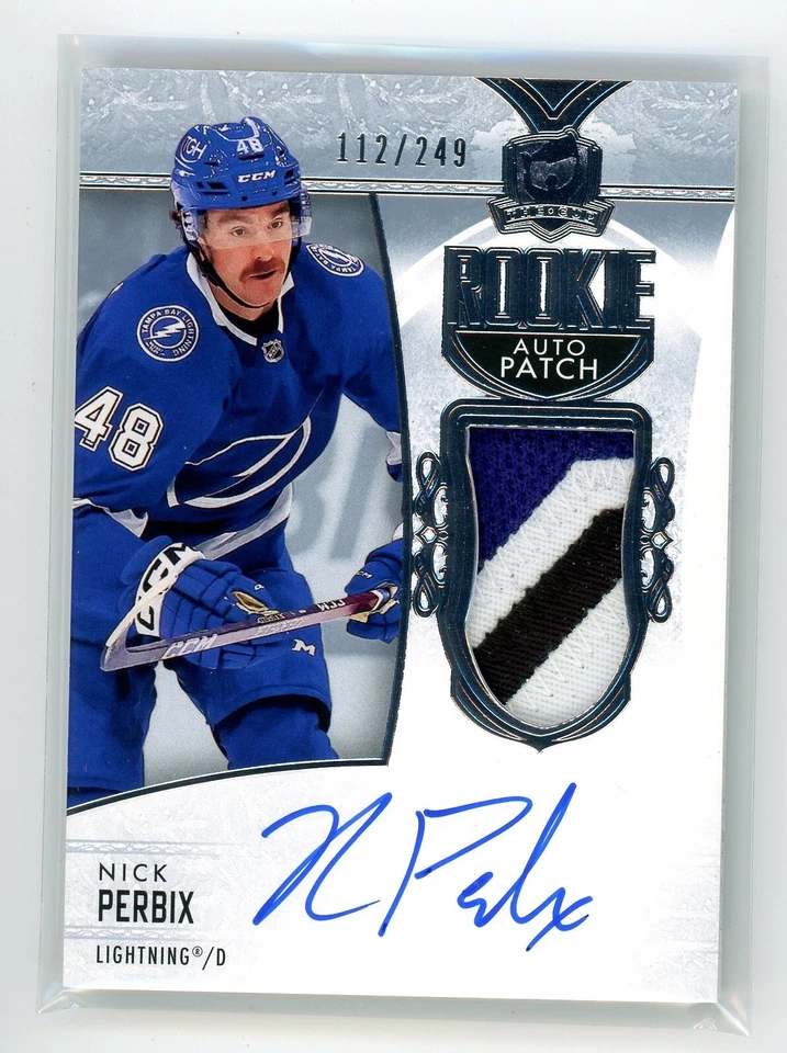 2022-23 Upper Deck The Cup #143 Nick Perbix Rookie Patch Auto /249 - Image 1 of 1