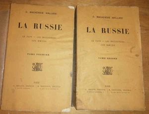 MACKENSIE WALLACE RUSSLAND LAND INSTITUTIONEN & SITTEN 2FLUG KOMPLETT EO 1877 - Bild 1 von 9
