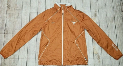 UT Texas Longhorn Womens Windbreaker Jacket Nike STORM FIT1 MEDIUM NCAA Cover
