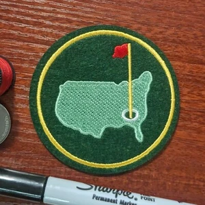 Masters Green Jacket Blazer Golf Patch Tournament Augusta Embroidered Iron On 3" - Picture 1 of 3