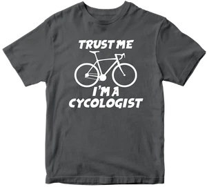Cycologist Trust me T-shirt Novelty Funny Mountain Top inspired by Cyclists Gift - Picture 1 of 16