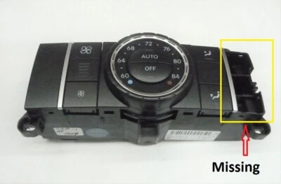 Оригинальная панель управления обогревателем переменного тока 2012–2019 Mercedes Benz GL350 GLE350 A1669001405 A1 - Изображение 1 из 4