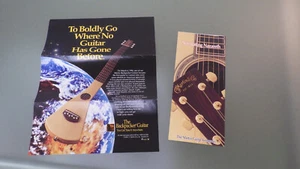 2 Vtg Original 1994-1995 Martin Guitar Advertising Brochure LOT * Backpacker - Picture 1 of 4