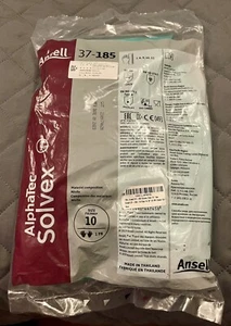 1 Pair Ansell AlphaTec Solvex 37-185 Chemical Resistant Gloves: Sz Extra Large - Picture 1 of 9
