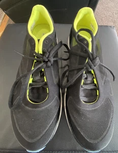 Adidas Stella McCartney Shoes Size 8 Black/neon Green - Picture 1 of 11