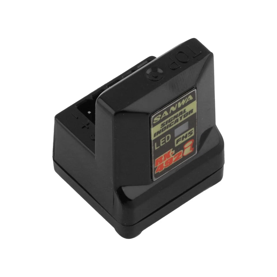Sanwa RX-492i 4-Channel Receiver w/Telemetry for M-17/M-5 SNW107A41385A - Image 1 of 1