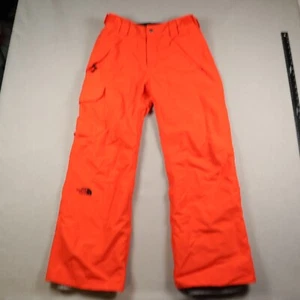 The North Face Seymore Snow Pants Men's Small Orange High Visibility DryVent - Picture 1 of 20