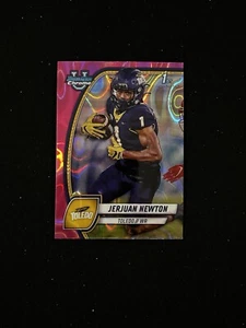 Jerjuan Newton 2024 Bowman U Chrome Pink Lava Refractor #98 Toledo - Picture 1 of 2