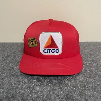 Sombrero de camionero de malla de espuma Citgo Snapback de colección con prendedor Kyle Petty Wood Bros Thunderbird Foto 1 de 4