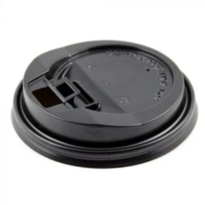 Pack Of 1000 Re-closable PP Lids for Paper Hot Cup (90mm for 12oz Cup) - Picture 1 of 3
