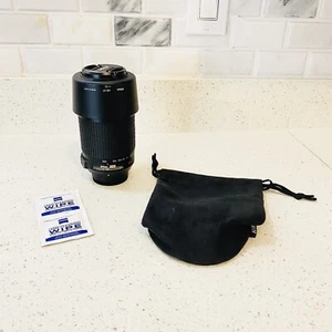 NIKON DX AF-S Nikkor 55-200mm 1:4-5.6G ED VR SWM IF 1.1M/3.61ft Objektiv mit Schutzkappen - Bild 1 von 22