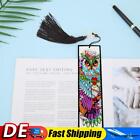 Diamond Painting Bookmark 5D DIY Special Shaped Mosaic Leather Craft with Tassel