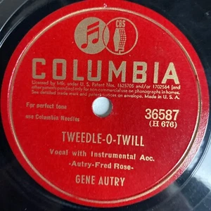 10" 78 RPM-Gene Autry-Take Me Back Into Your Heart/Tweedle-O-Twill/36587 - Foto 1 di 4