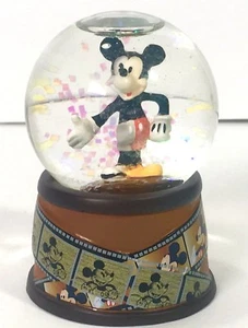Disney Mickey Inspearations Mini Snowglobe Through the Years 75th #17843 Retired - Picture 1 of 3