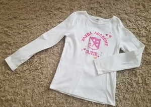 Girls SZ 8 Gymboree Panda Academy Cutie LS Shirt~EC~  - Picture 1 of 3