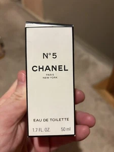 Vintage Chanel No. 5 Eau De Toilette splash 50 ml, RARE - Picture 1 of 9