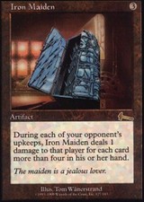 1x Iron Maiden PL/MP, English MTG Urza's Legacy