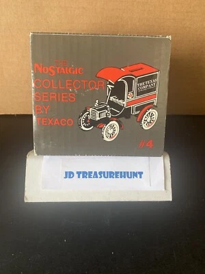 Coche de reparto Ford de metal fundido a presión ERTL Texaco 1905 de colección con banco de monedas con bloqueo Foto 1 de 4