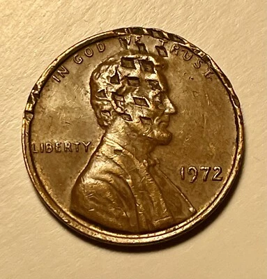 1972-P Lincoln Cent! Error! Very Rare, Collectible Coin! - Image 1 of 4