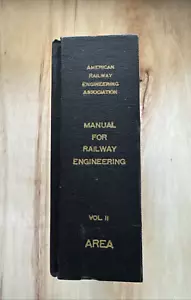 1976 Manual For Railway Engineering Vol 11 Reference Design Construction AREA - Picture 1 of 18